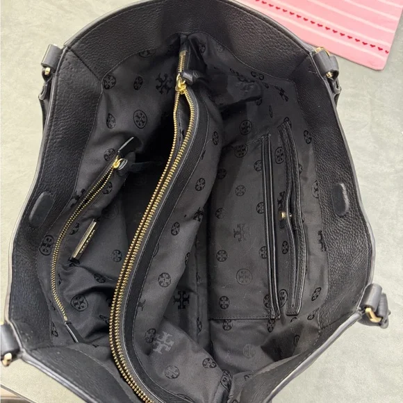 Tory Burch Black Leather Tote